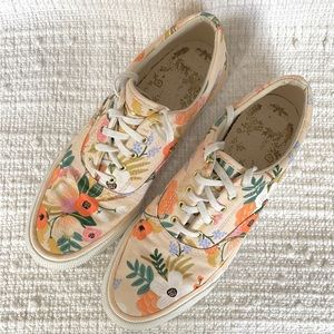 Rifle Paper Co Ked, Floral Keds 6.5 women’s